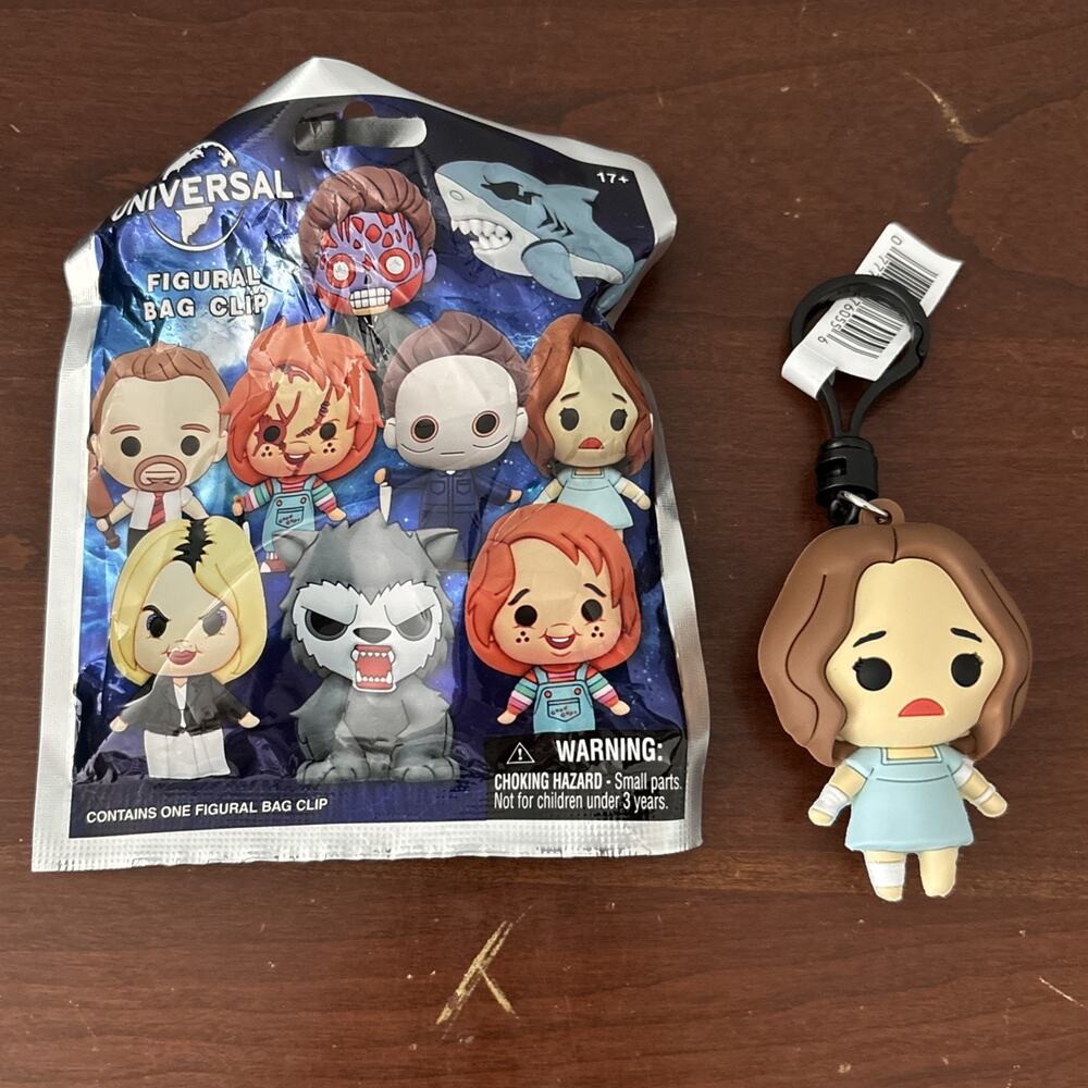 Universal Figural Bag Clip. Laurie Strode Halloween 2. Horror Movie. Scary